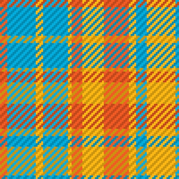 Seamless pattern of scottish tartan plaid. Repeatable background with check fabric texture. Vector backdrop striped textile print.