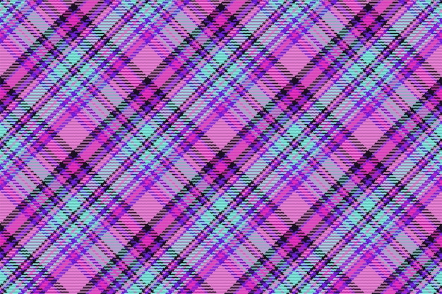 Seamless pattern of scottish tartan plaid. Repeatable background with check fabric texture. Vector backdrop striped textile print.