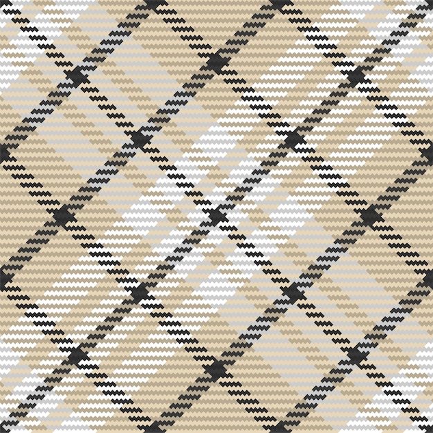 Seamless pattern of scottish tartan plaid. Repeatable background with check fabric texture. Vector backdrop striped textile print.