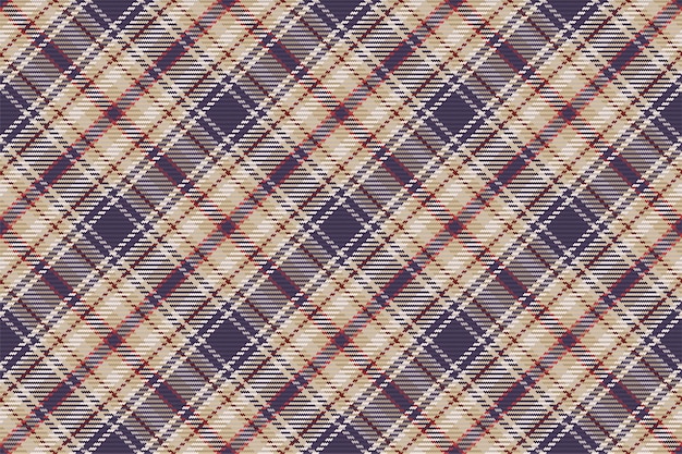 Seamless pattern of scottish tartan plaid. Repeatable background with check fabric texture.