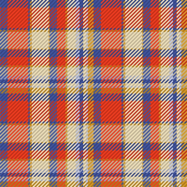 Seamless pattern of scottish tartan plaid. repeatable background with check fabric texture.