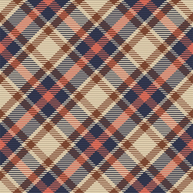 Seamless pattern of scottish tartan plaid. Repeatable check fabric texture.