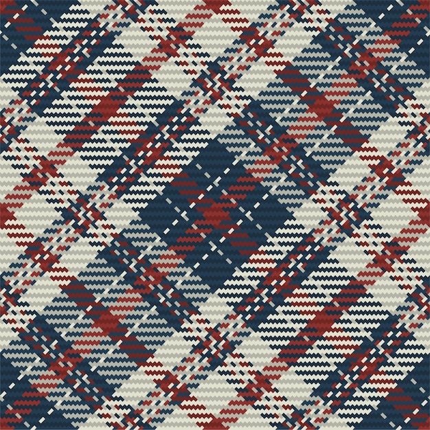 Seamless pattern of scottish tartan plaid. Repeatable check fabric texture.