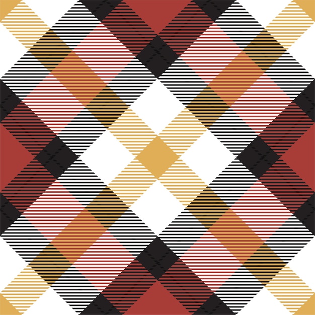 Seamless pattern of scottish tartan plaid. Repeatable check fabric texture.