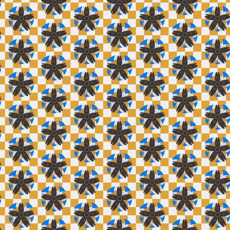 Vector seamless pattern set abstract background decorative wallpaper pattern background