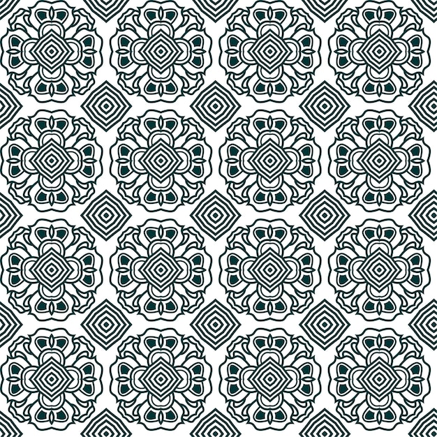 Seamless Pattern. Simple background with geometric elements