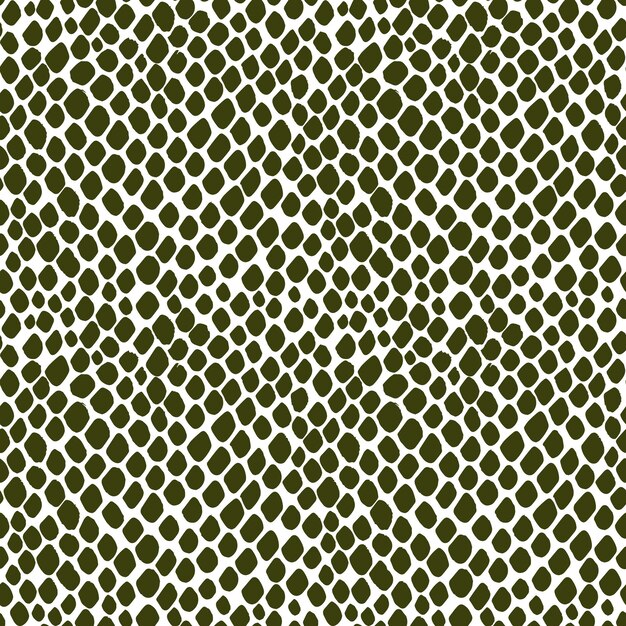 Vector seamless pattern skin snake crocodile lizard alligator reptile reptilian scales monochrome vector