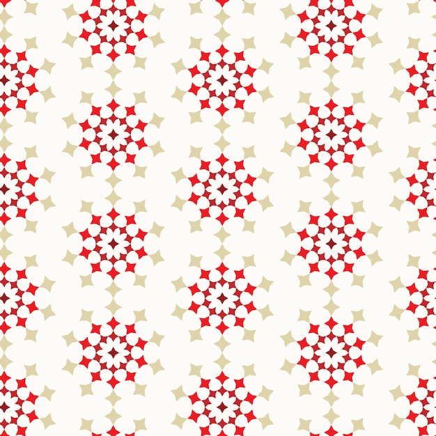 Seamless pattern of snowflakes on isolated background. Holliday pattern for season celebration.