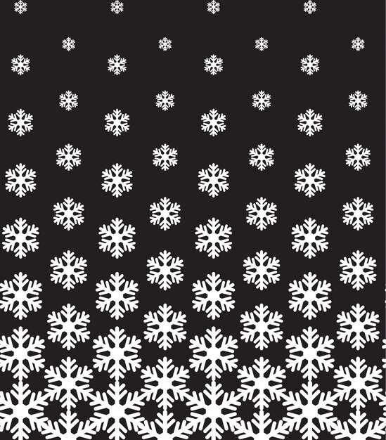 seamless pattern in snowflakes