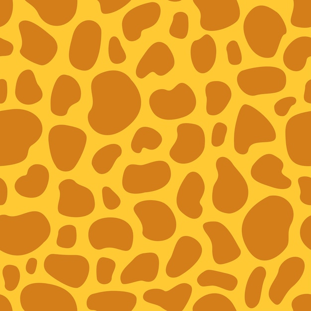 Seamless pattern of spots on the skin of a giraffe