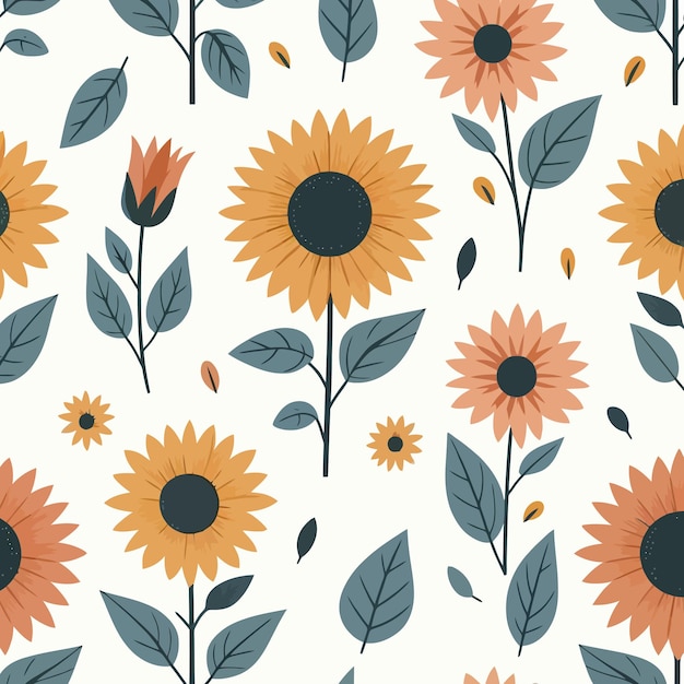 Vector a seamless pattern of spring season