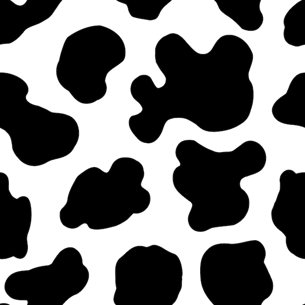 Seamless pattern. stains on the skin of a cow.