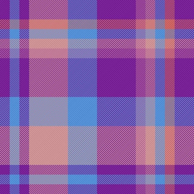 Seamless pattern tartan Background plaid fabric Texture check vector textile