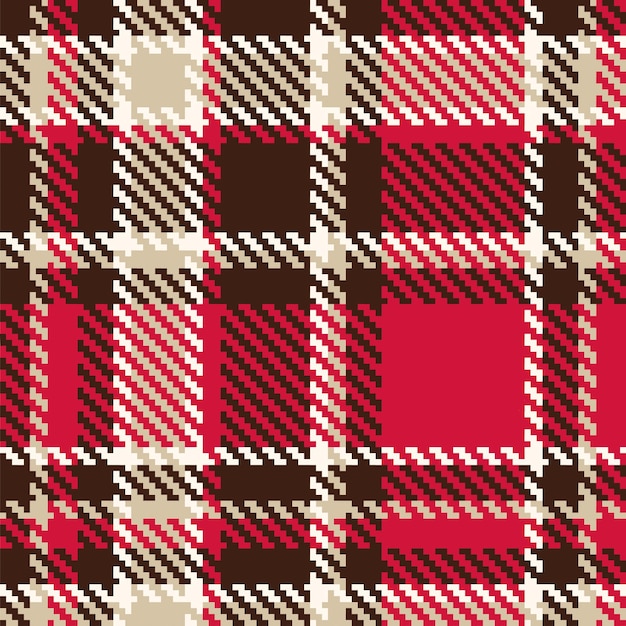 a seamless pattern of a tartan fabric