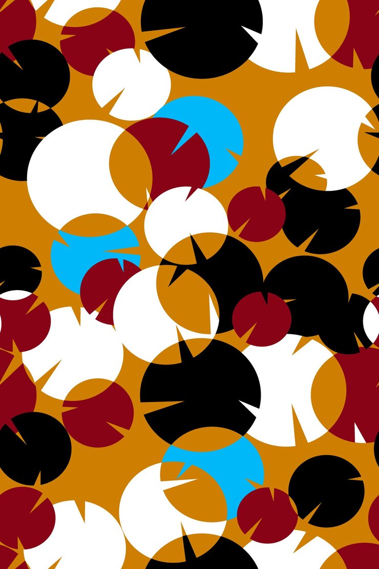 Vector seamless pattern of textile allover print vector design
