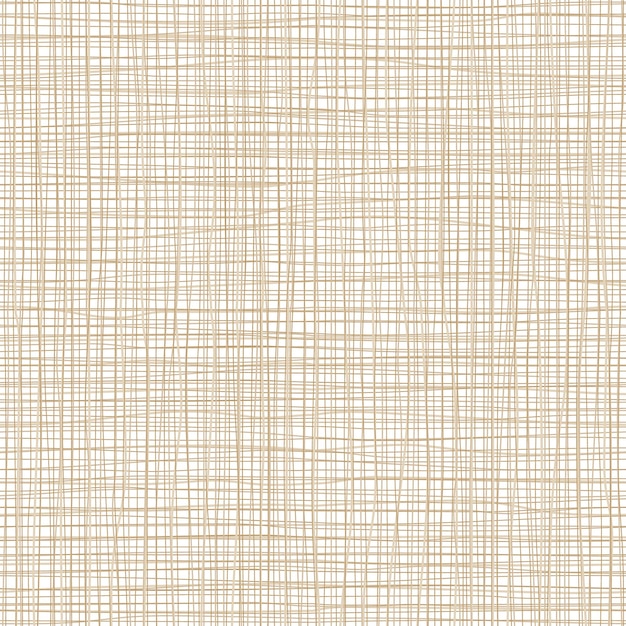 Seamless pattern, texture of burlap, canvas, brown vector background