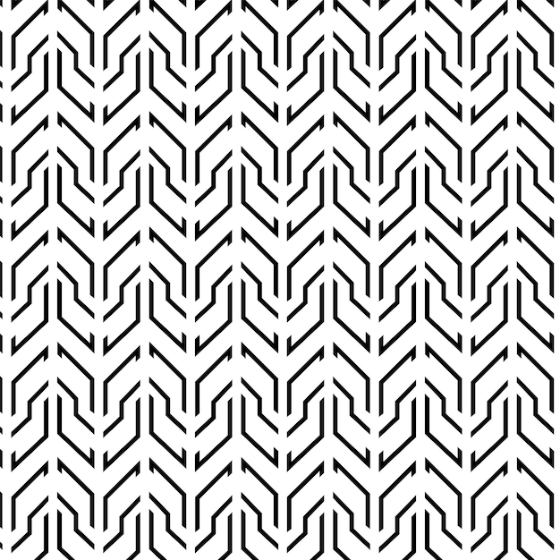 Seamless pattern of tire track vector illustration