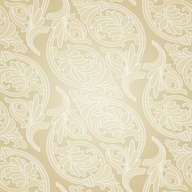 Seamless pattern in traditional islamic motif