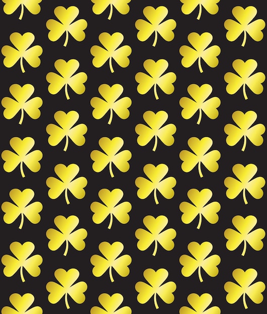 Seamless pattern of trefoil