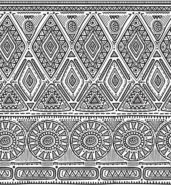 seamless pattern for tribal design