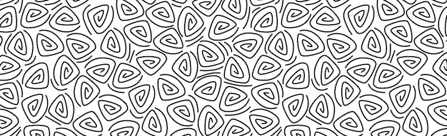 Seamless pattern, various geometric shapes on a white background - vector illustration