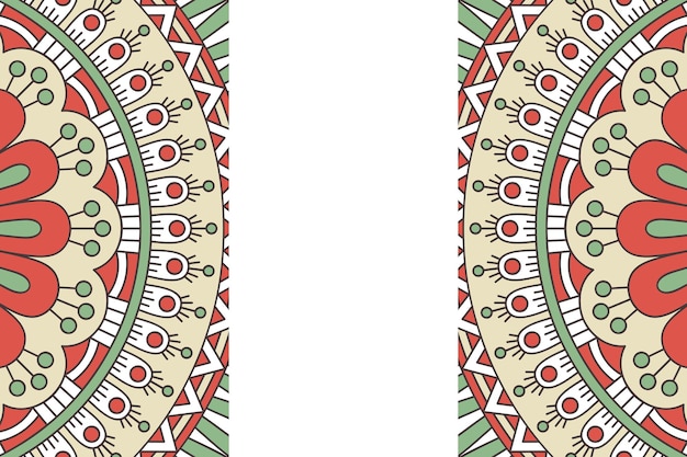 Seamless pattern. elementi decorativi vintage. sfondo disegnato a mano