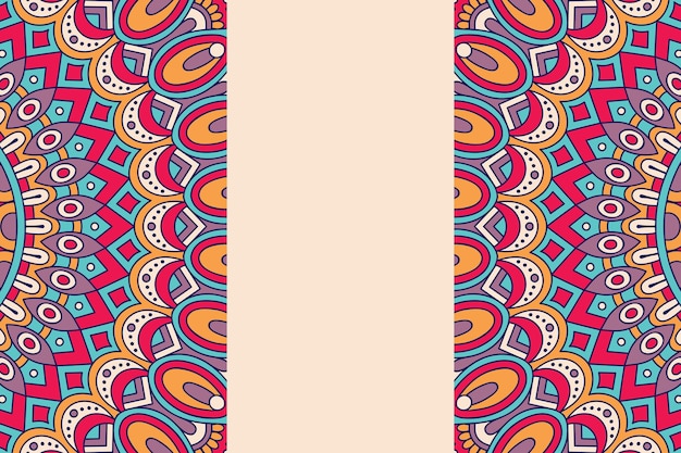 Seamless pattern. elementi decorativi vintage. sfondo disegnato a mano