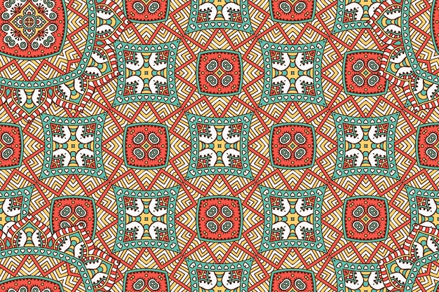 Seamless pattern. Vintage decorative elements. Hand drawn background