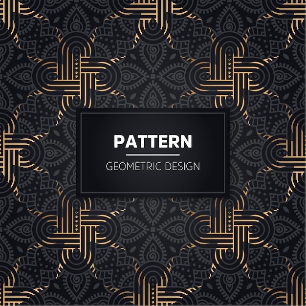 Seamless pattern. elementi decorativi vintage. sfondo disegnato a mano