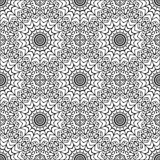 Seamless pattern. Vintage decorative elements pattern