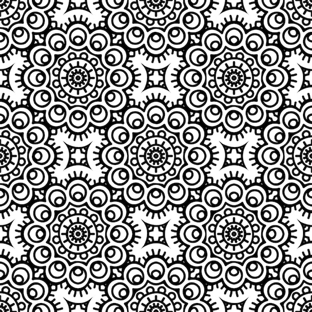 Seamless pattern. Vintage decorative elements pattern