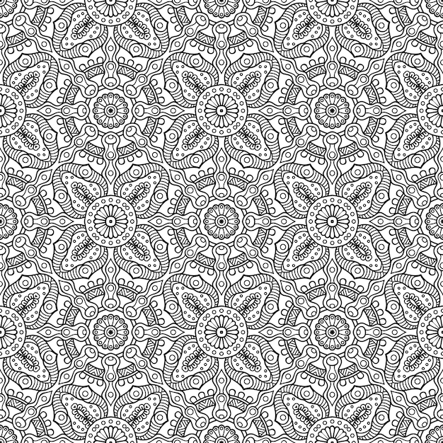 Seamless pattern. Vintage decorative elements pattern