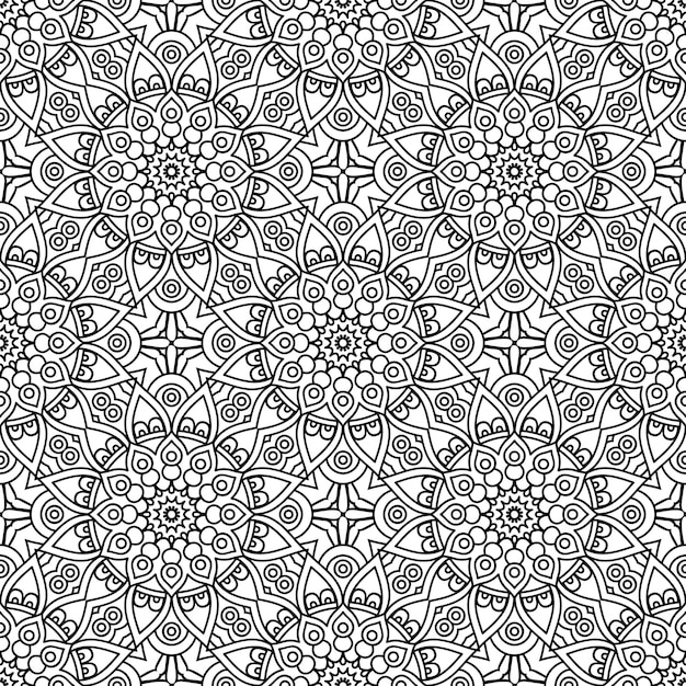 Vector seamless pattern. vintage decorative elements pattern