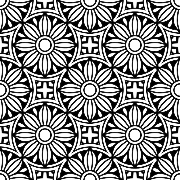 Seamless pattern. Vintage decorative elements pattern