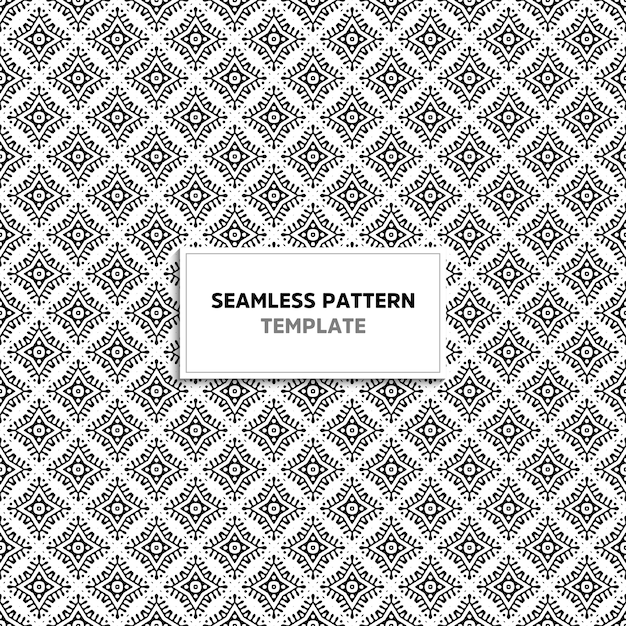 Seamless pattern. modello di elementi decorativi vintage