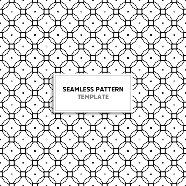 Seamless pattern. modello di elementi decorativi vintage