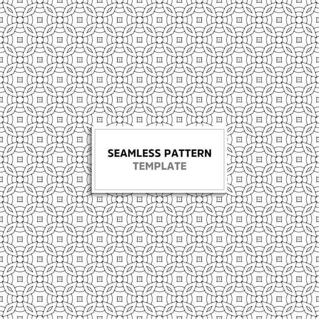 Seamless pattern. modello di elementi decorativi vintage