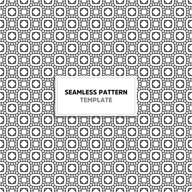 Seamless pattern. vintage decorative elements template