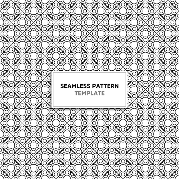 Seamless pattern. modello di elementi decorativi vintage