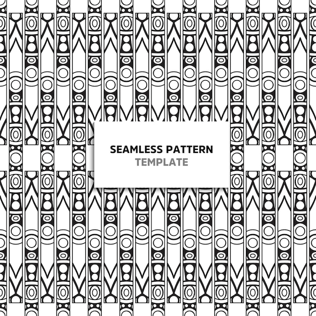 Seamless pattern. Vintage decorative elements template