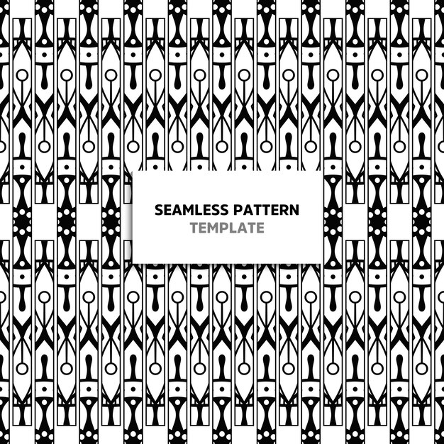 Seamless pattern. modello di elementi decorativi vintage