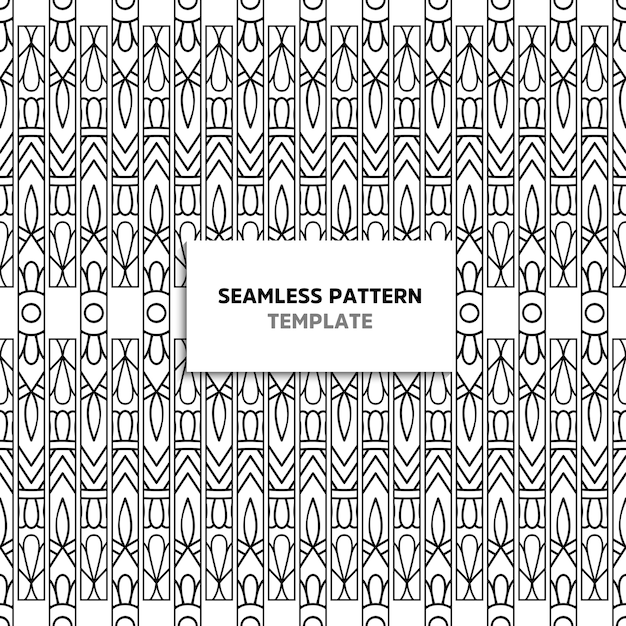 Seamless pattern. Vintage decorative elements template