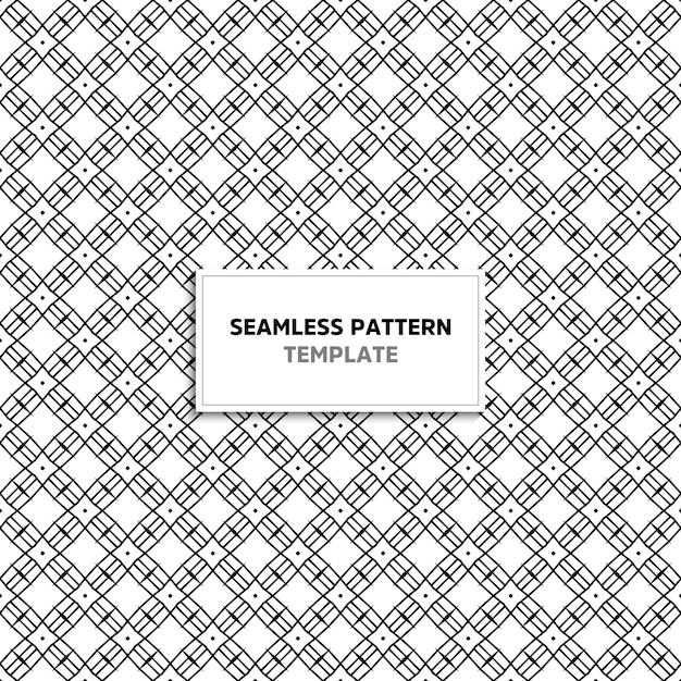 Seamless pattern. modello di elementi decorativi vintage