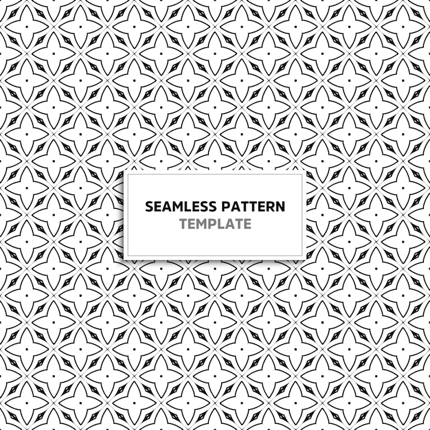 Seamless pattern. modello di elementi decorativi vintage