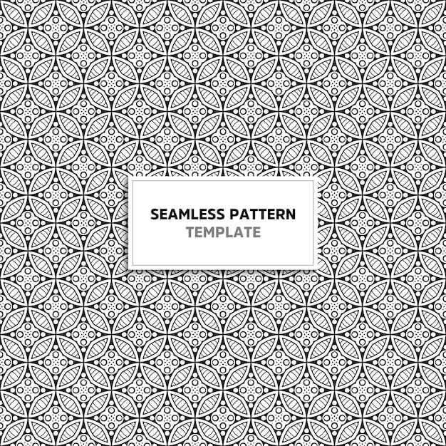 Seamless pattern. modello di elementi decorativi vintage