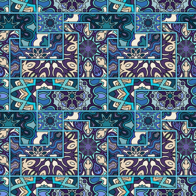 Seamless pattern. Vintage decorative elements