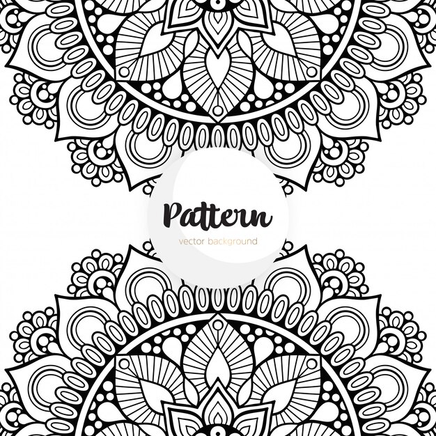 Seamless pattern. vintage decorative elements