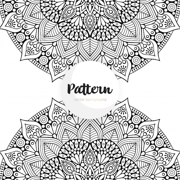 Seamless pattern. Vintage decorative elements
