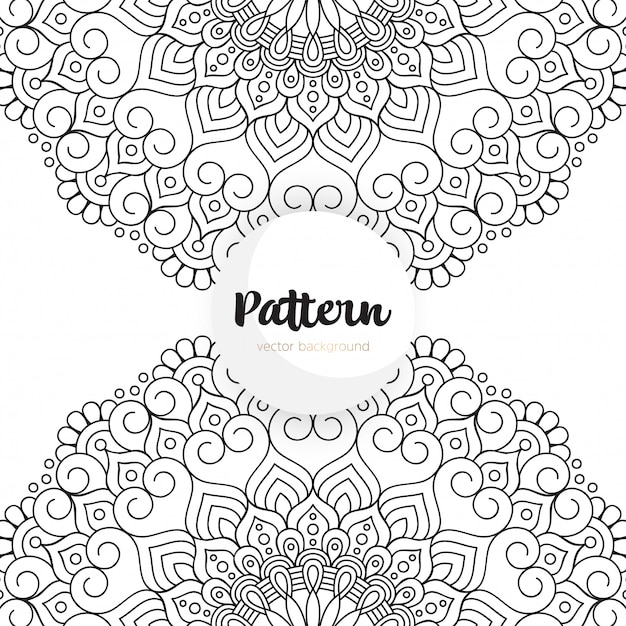 Seamless pattern. vintage decorative elements