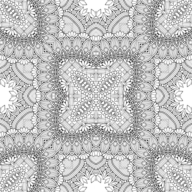 Seamless pattern. vintage decorative elements